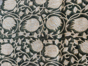 Belwyn Block Print Handloom Linen Fabric